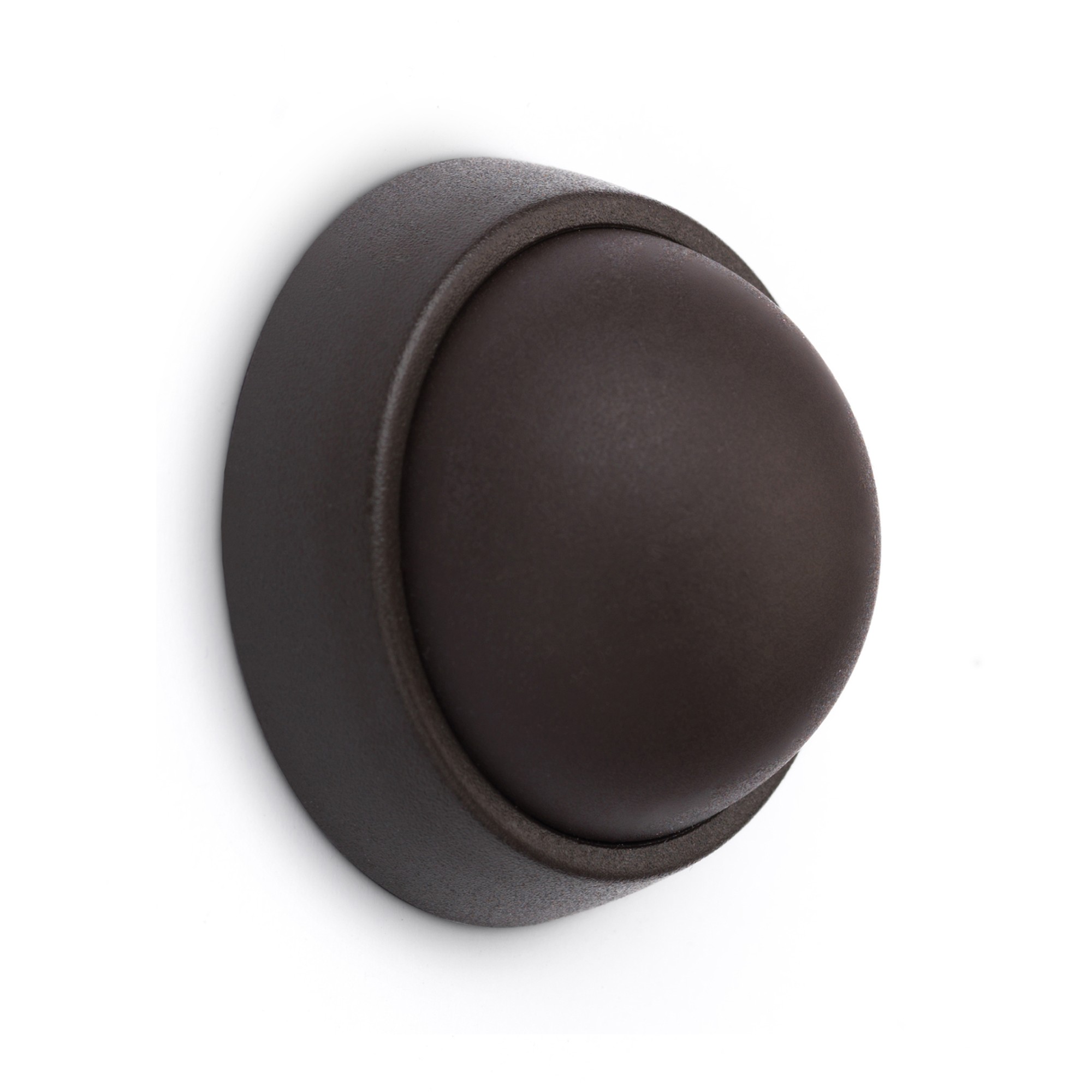 Tope puerta adhesivo de pared / marrón