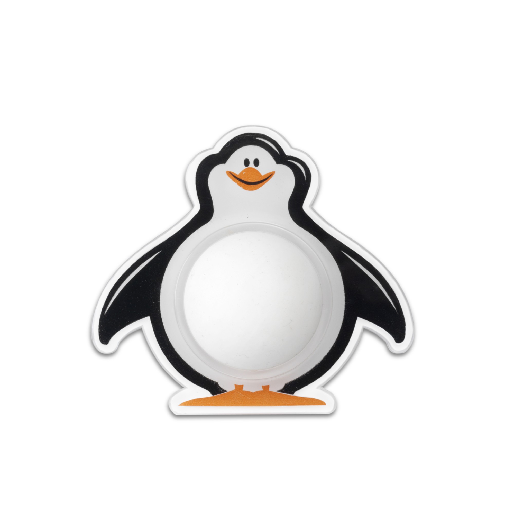 Mod.2463 Tope pared adhesivo pingüino