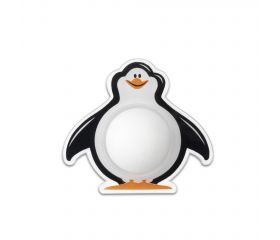 Mod.2463 Tope pared adhesivo pingüino