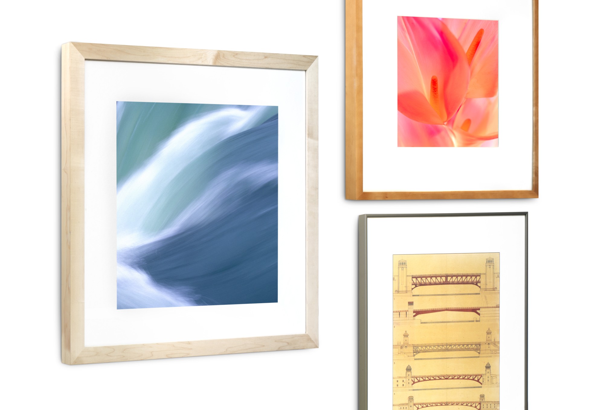 Colgador pared / blanco