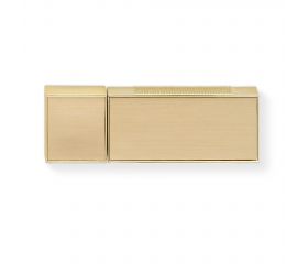 Pestillo para puerta con tornillos / oro