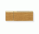 Pestillo para puerta con tornillos / madera clara