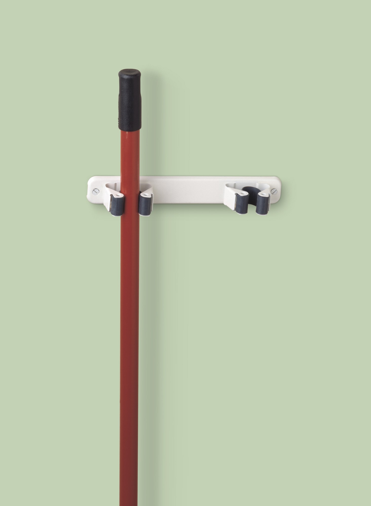 Colgador escobas  / blanco