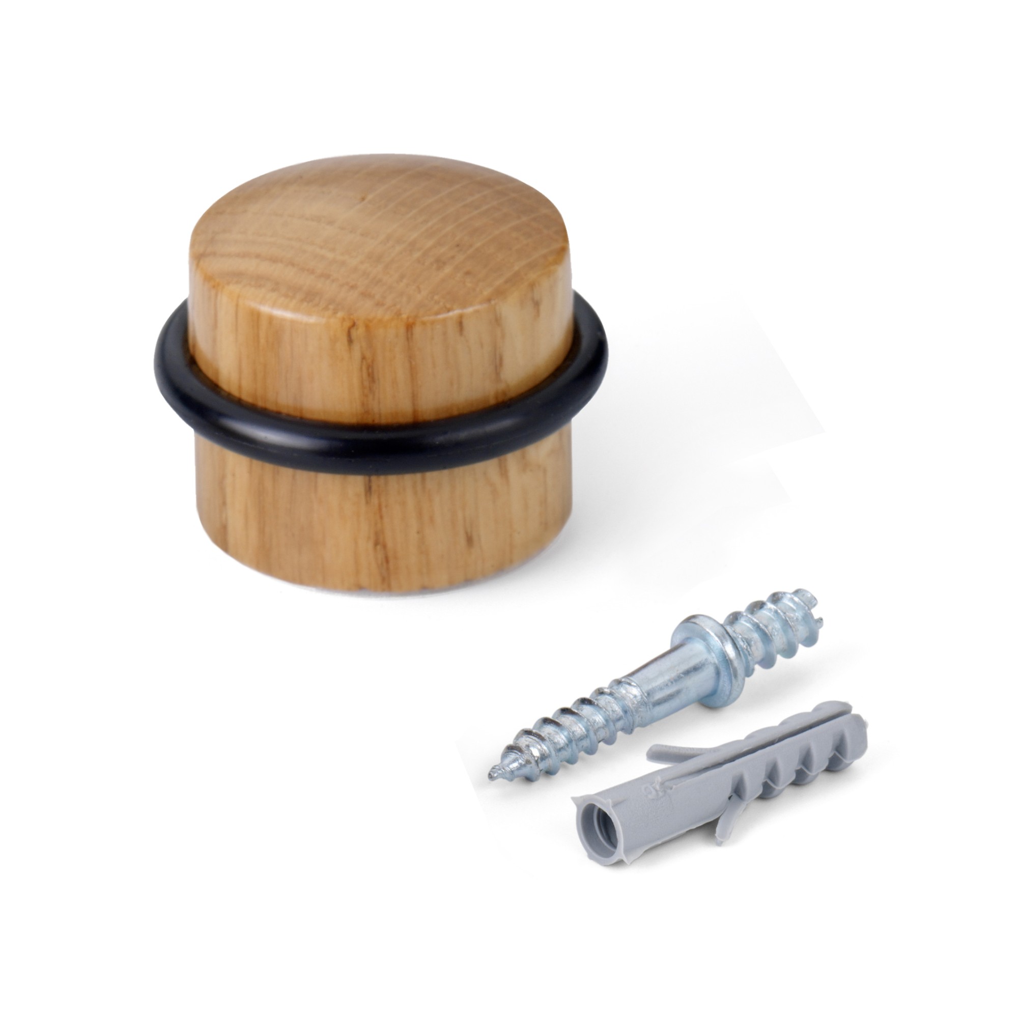 Tope madera con tornillo / roble