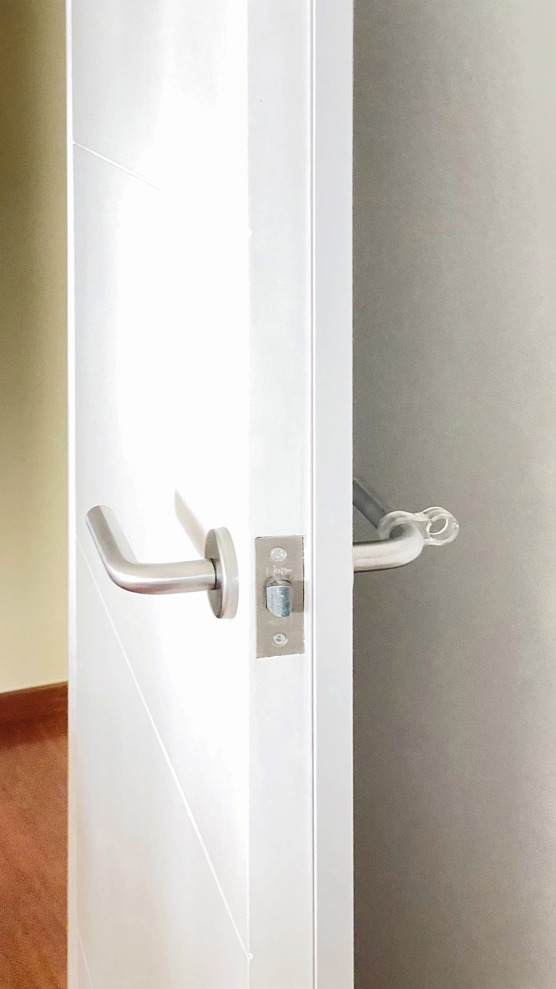 Tope para manilla de puerta / transparente