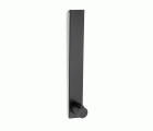 Colgador sobrepuerta universal / negro mate