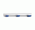 Colgador triple / cromo azul