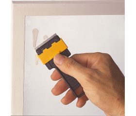 Rasca vidrios / negro-amarillo