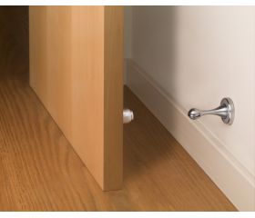 Retenedor magnético metálico de pared / acero inox.