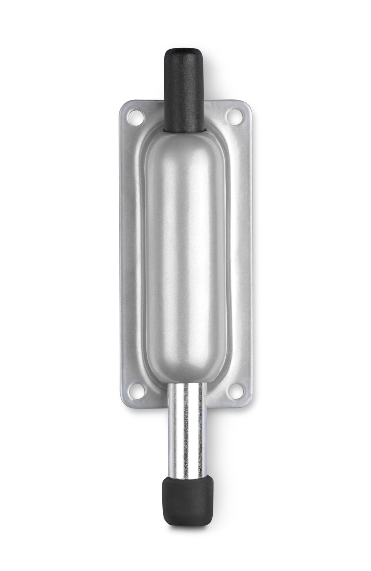 Retenedor puerta de pie / cromo mate