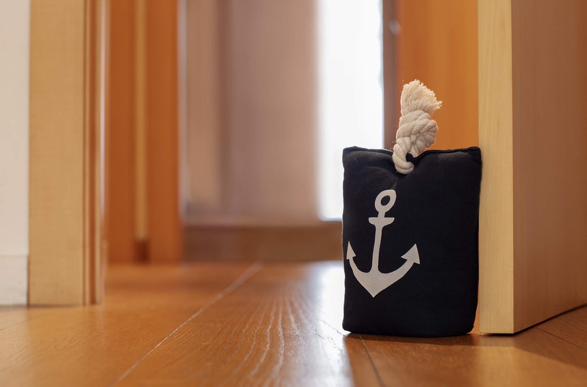 Tope de puerta textil 1 Kg. Marino / azul