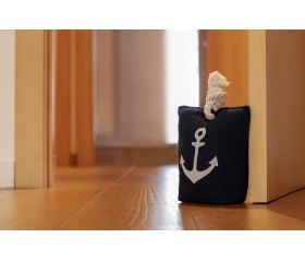 Tope de puerta textil 1 Kg. Marino / azul