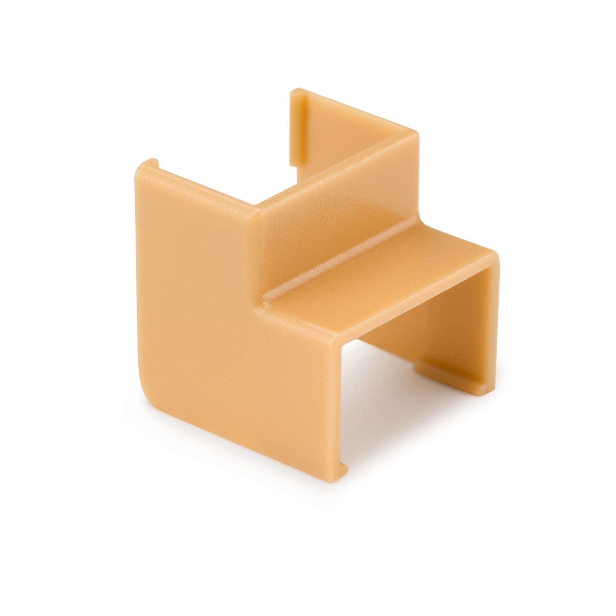 Enlace cóncavo para canaleta 12 x 7 mm / roble