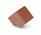 Enlace convexo para canaleta 12 x 7 mm / sapelly