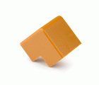 Enlace convexo para canaleta 12 x 7 mm / cerezo