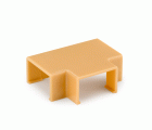 Enlace \"t\" para canaleta 12 x 7 mm / roble