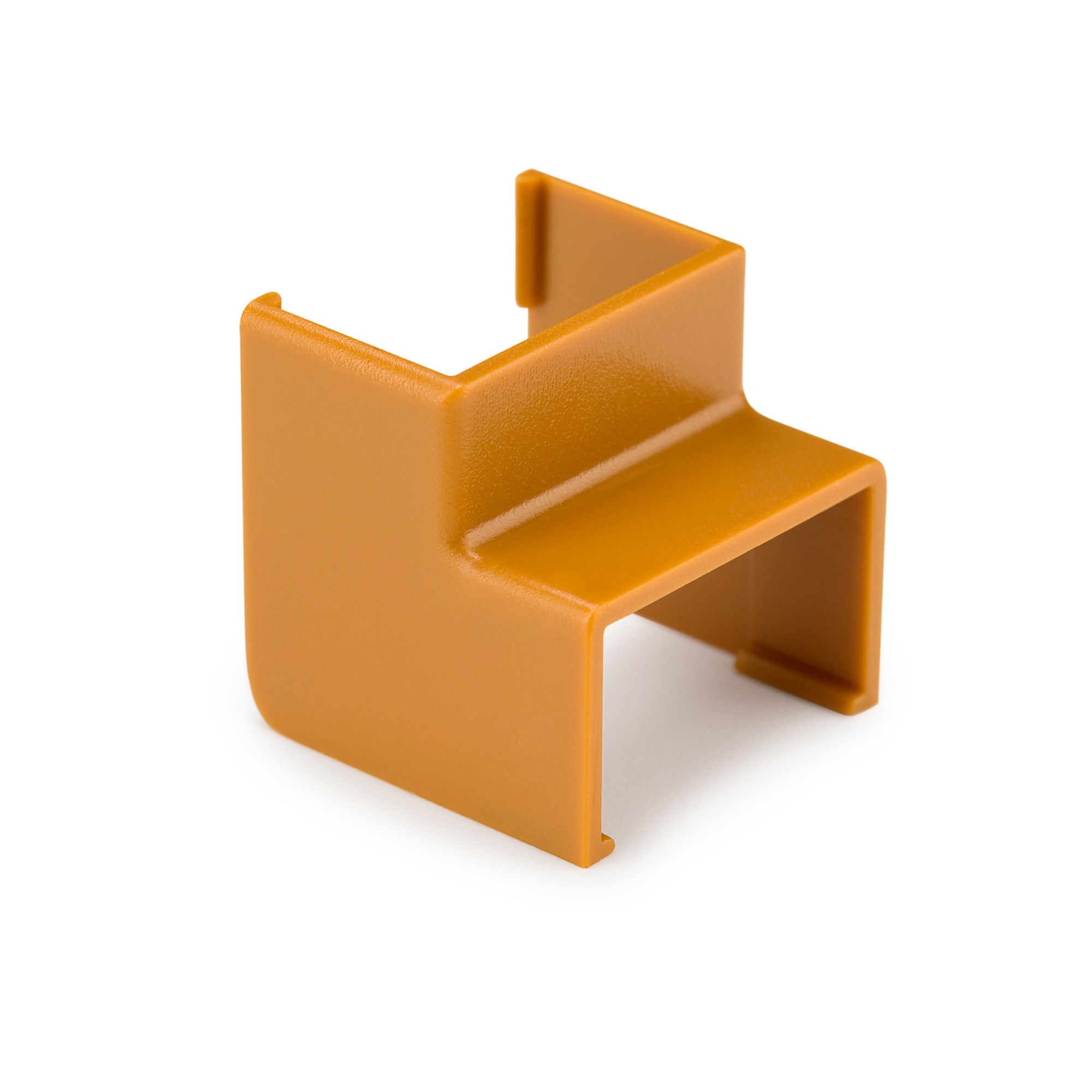 Enlace cóncavo para canaleta 16 x 10 mm / cerezo