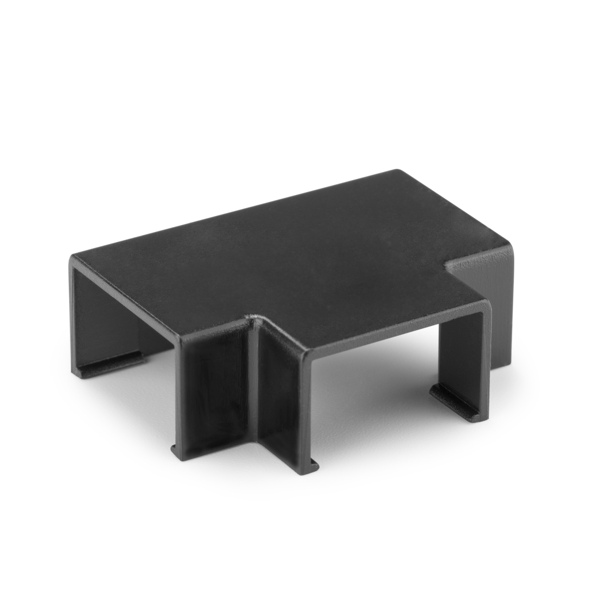 Enlace \"t\" para canaleta 16 x 10 mm / negro