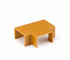 Enlace \"t\" para canaleta 16 x 10 mm / cerezo