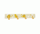 Colgador múltiple infantil / Dino amarillo