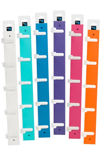 Colgador 5 ganchos blancos / surtido-blancos