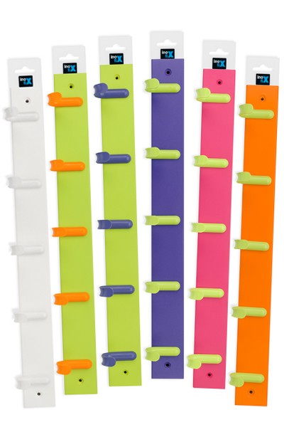 Colgador 5 ganchos varios colores / surtido-colores
