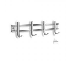 Mod.3717 Colgador acero inoxidable 4 ganchos
