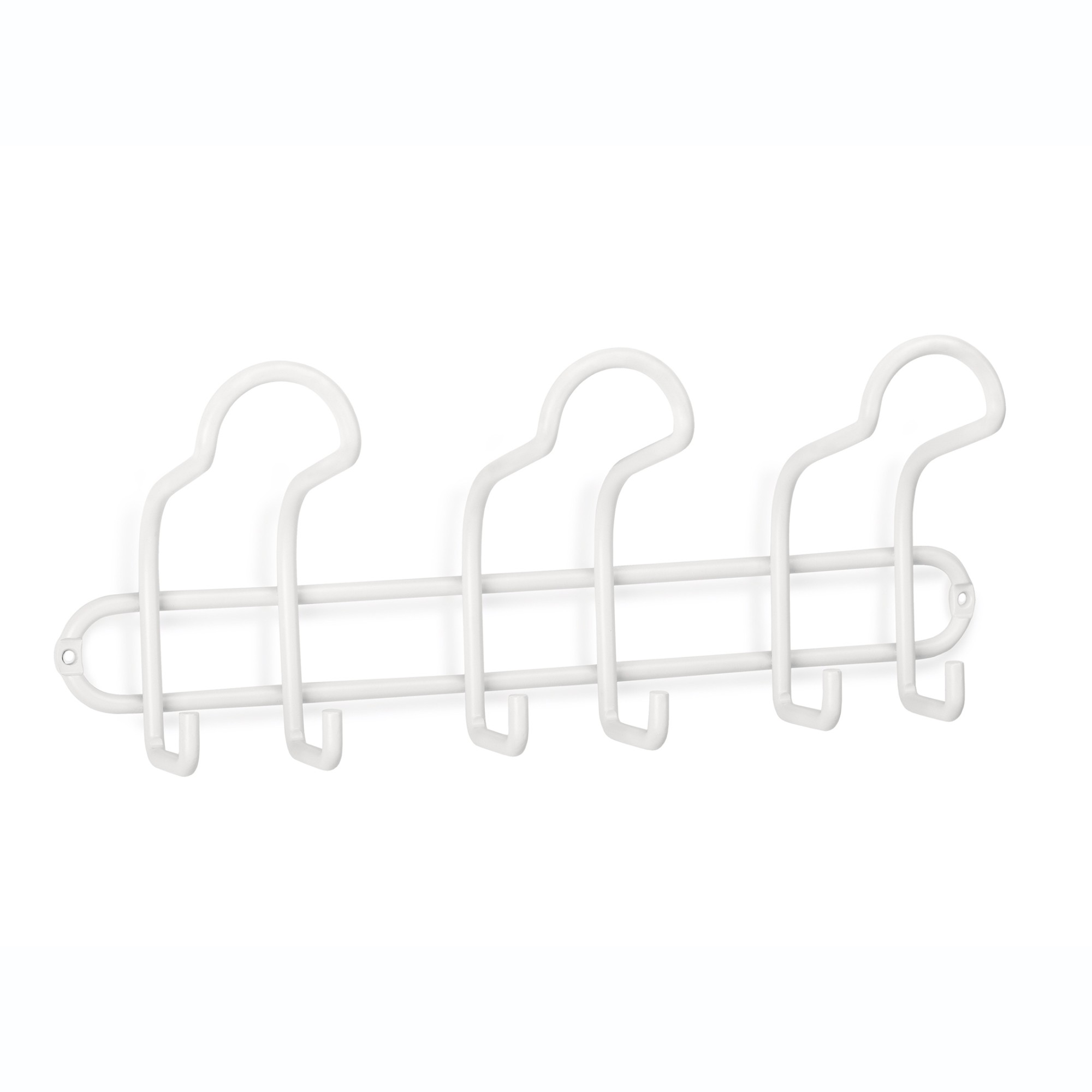 Mod.3719 Colgador acero 3 ganchos triples