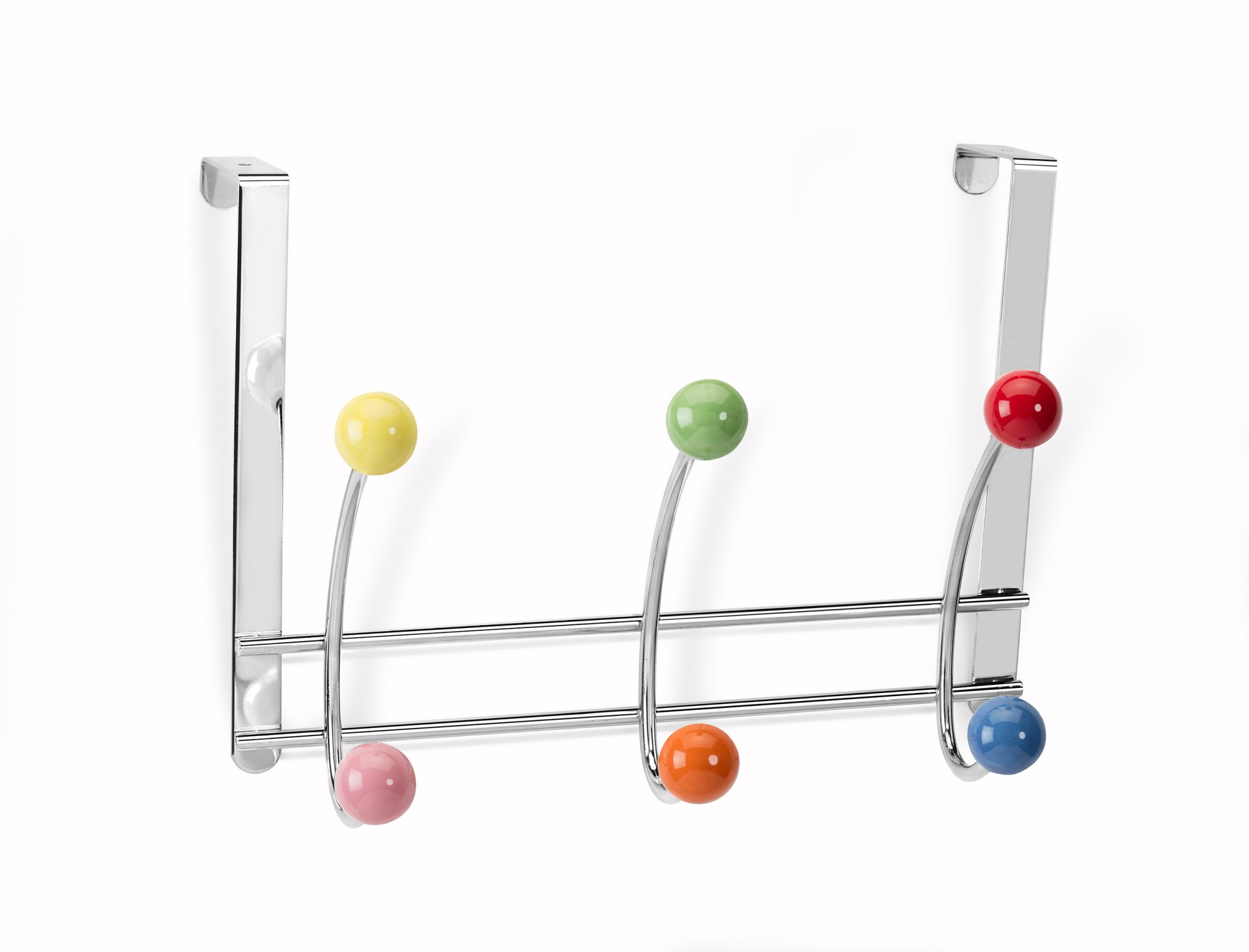 Mod.3720 Colgador sobrepuerta 3 ganchos dobles