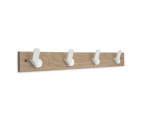 Mod.3724 Colgador fresno NORDIK 4 ganchos