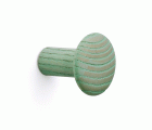 Colgador fresno individual con textura / verde