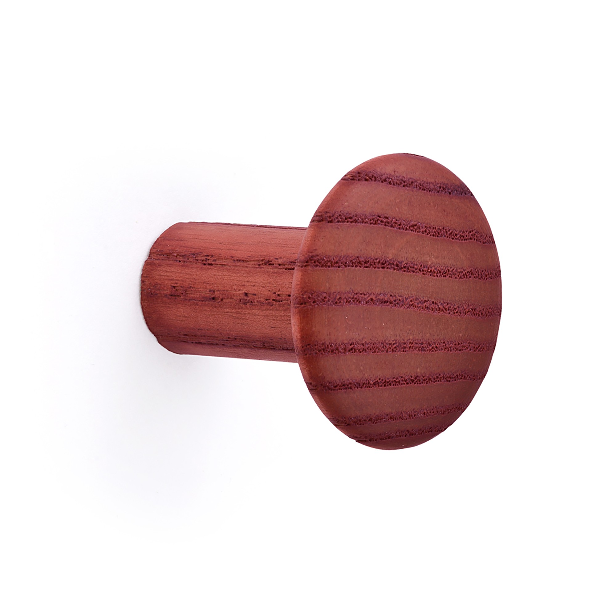 Colgador fresno individual con textura / rojo