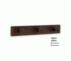 Mod.3733 Colgador fresno 3 pomos con textura