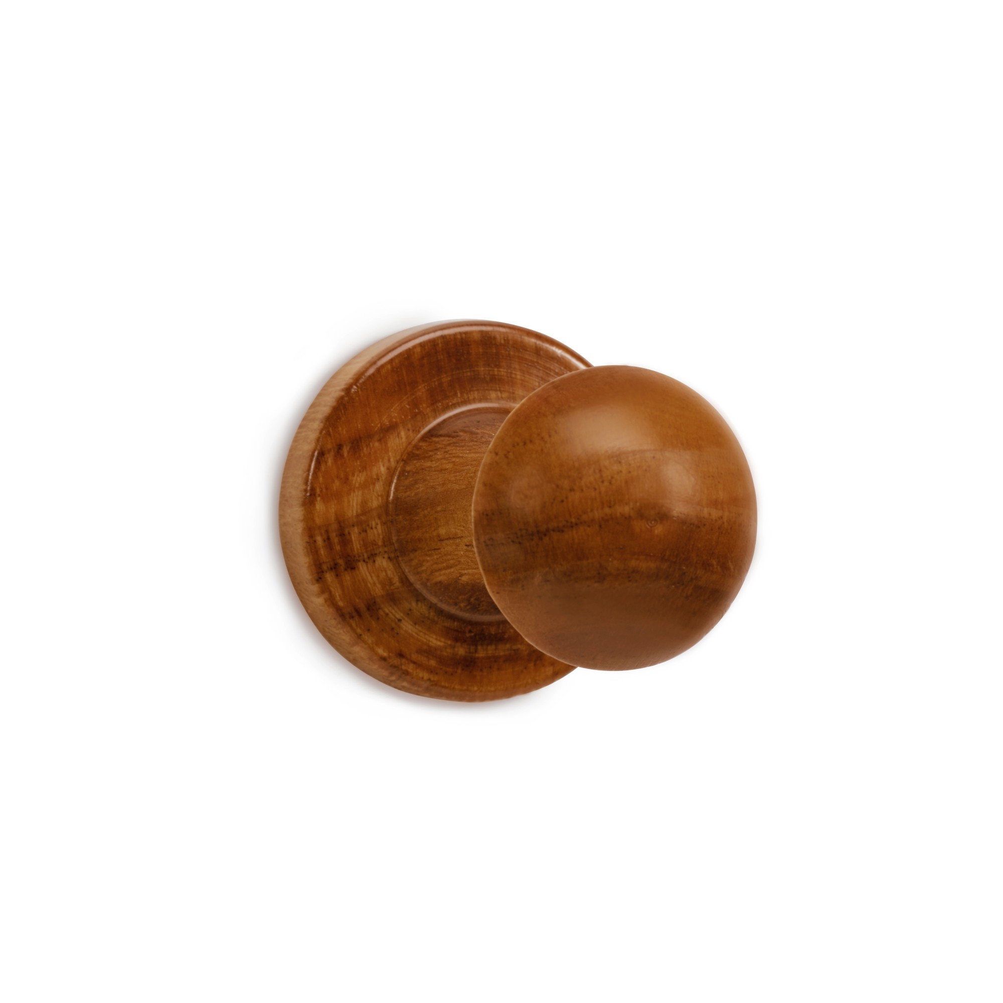 Colgador madera de pino 1 pomo / miel