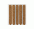 Fieltro sintético adhesivo 95 x 12 mm / marrón