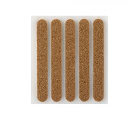 Fieltro sintético adhesivo 95 x 12 mm / marrón