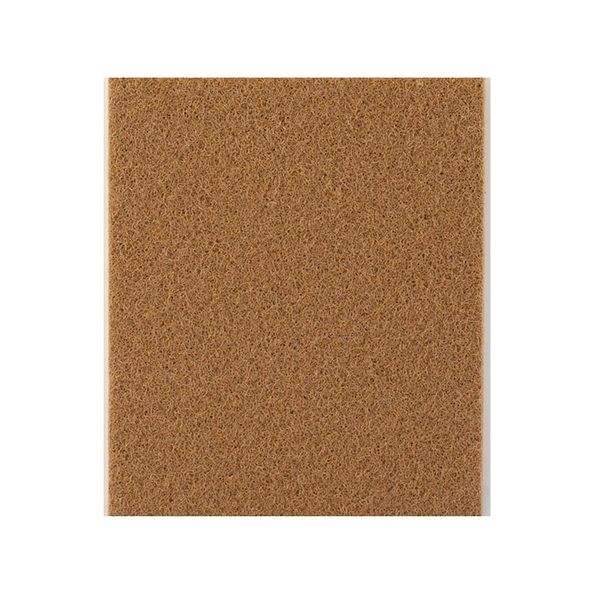 Fieltro sintetico adhesivo 100 x 85 mm  / marrón