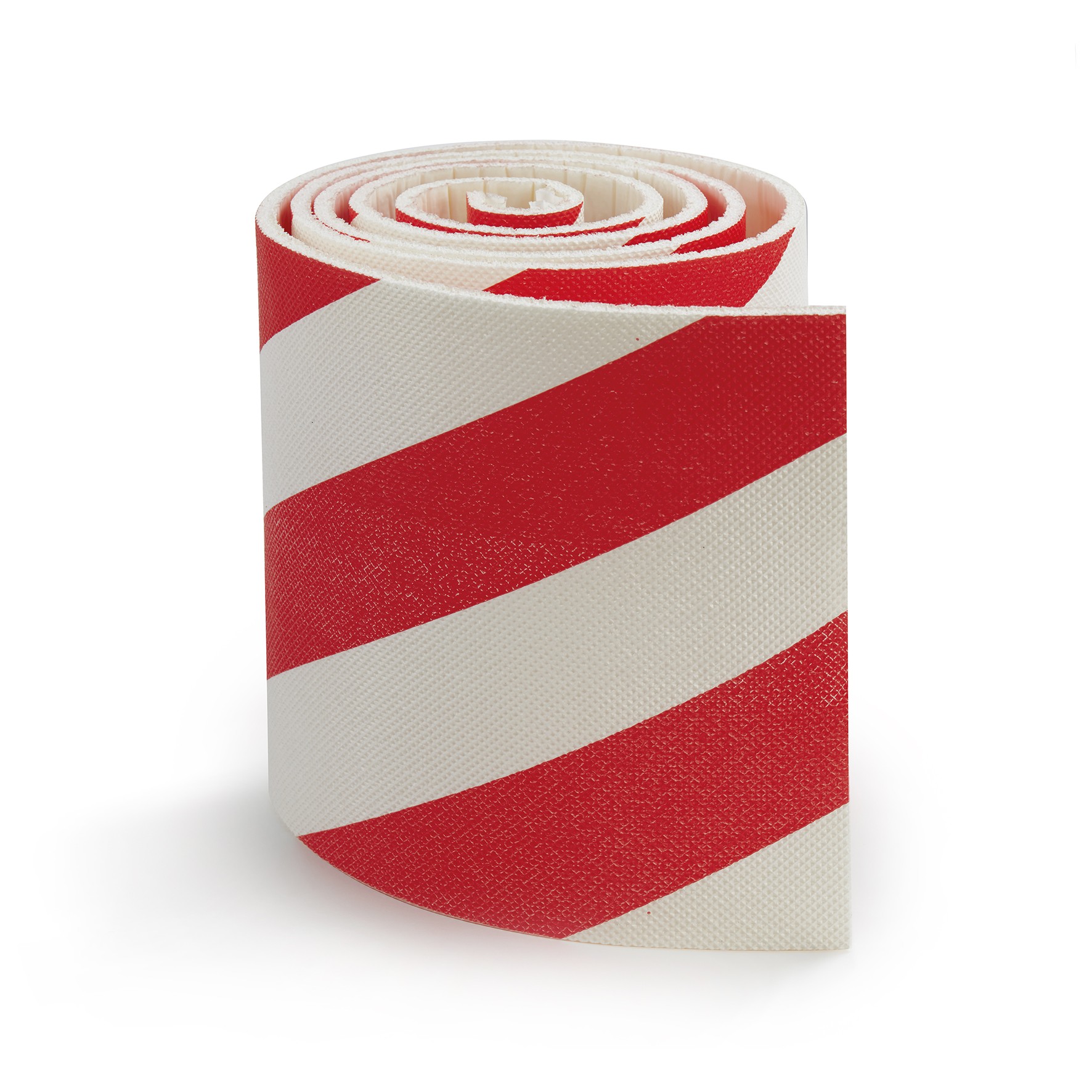 Protector parking en rollo 2m. / rojo-blanco