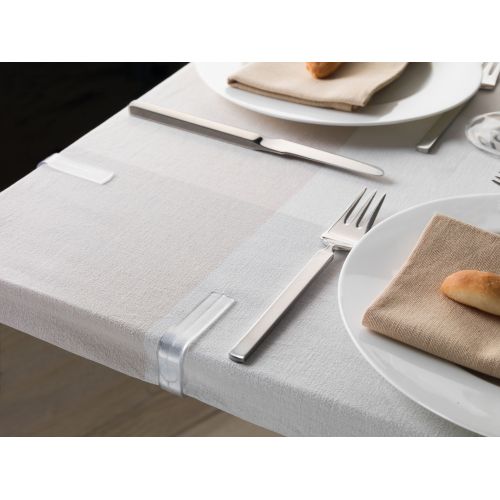 Pinza sujeta-mantel / transparente