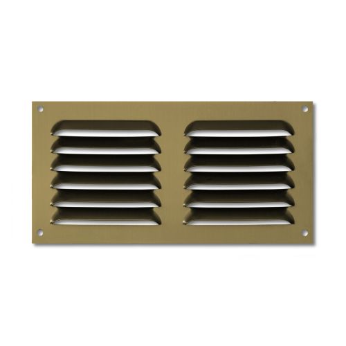 Rejilla  aluminio 100x200 mm / bronce