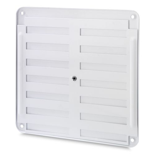 Rejilla aluminio regulable 170x170 mm / blanco