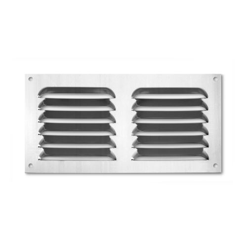 Mod.1274 Rejilla aluminio 100x200 mm con mosquitera