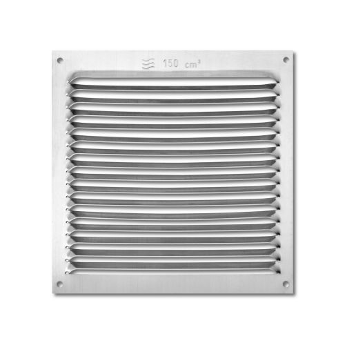 Mod.1278 Rejilla aluminio 170x170 mm con mosquitera