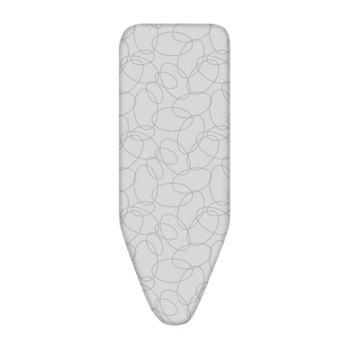 Funda plancha METAL PLUS 130x48 cm. / círculos gris