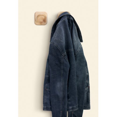 Colgador adhesivo madera / sapelly