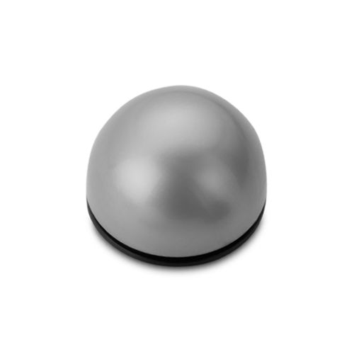 Tope adhesivo flexible / gris metalizado
