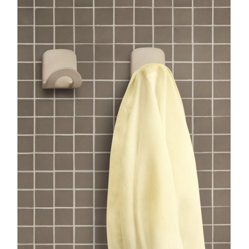 Colgador adhesivo arco / blanco