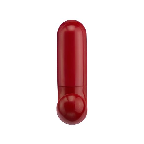 Colgador adhesivo \"J\" / rojo oscuro