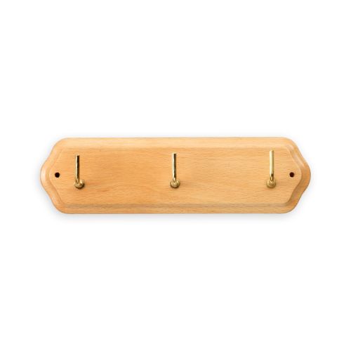 Colgador adhesivo madera / haya