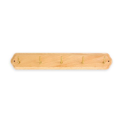Colgador adhesivo madera  / haya